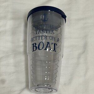 Insulated Tumbler Everything is Better on a Boat Lake Travel Cup 16oz Boating